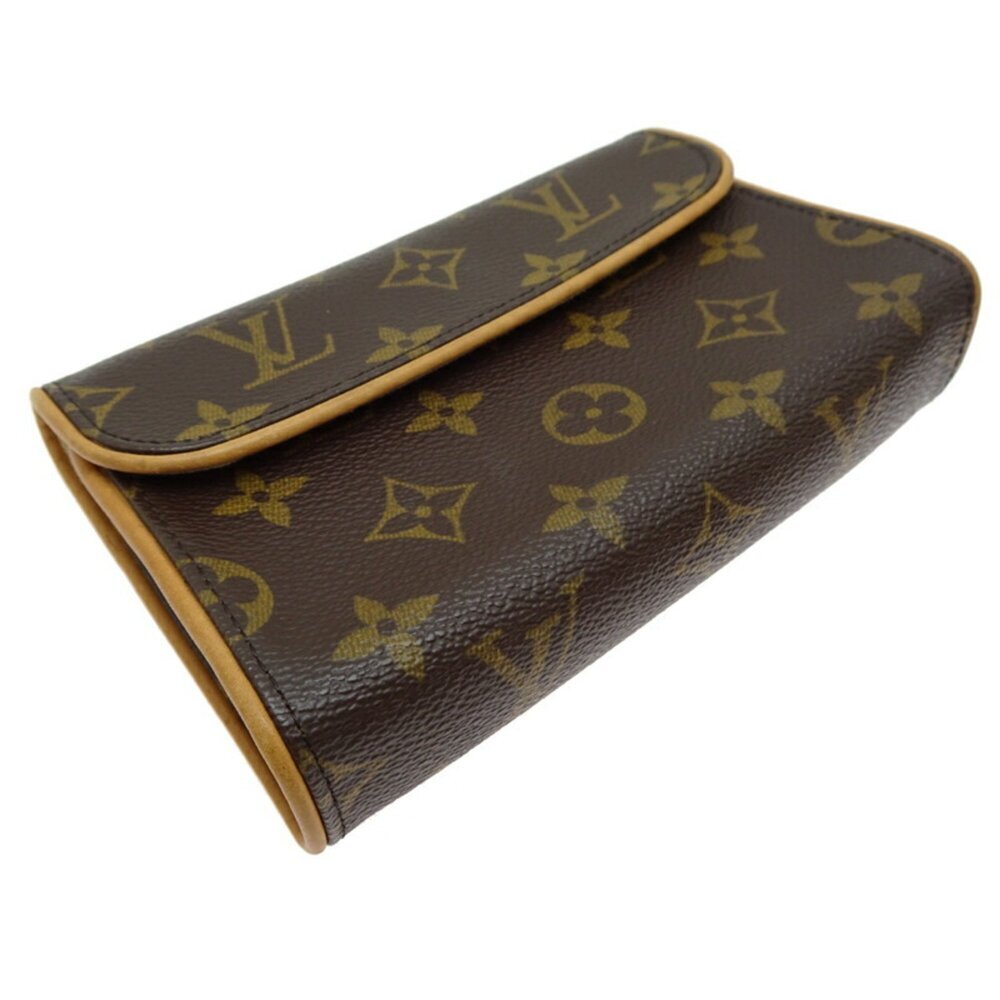 LOUIS VUITTON Authentic Brown Monogram Pochette Pouch - Picture 3 of 8